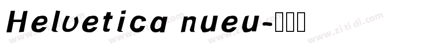 Helvetica nueu字体转换